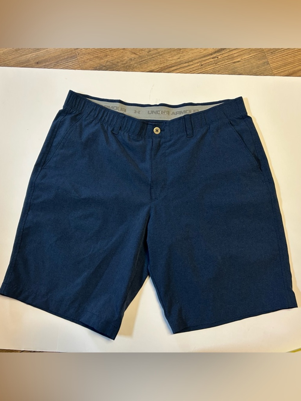 Under Armour Men's Dark Navy Flat Front Shorts